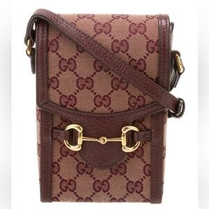 Gucci Printed Horsebit Crossbody Bag​